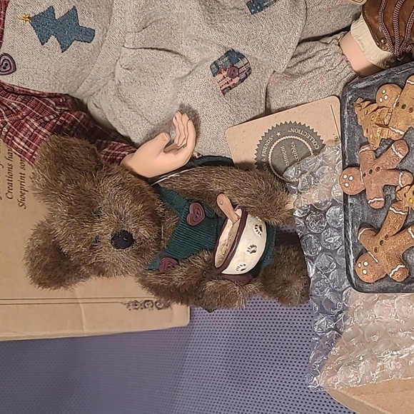 Boyds Yesterdays Child Jean & Nutmeg The Bakers Doll 4919 - Picture 2 of 8